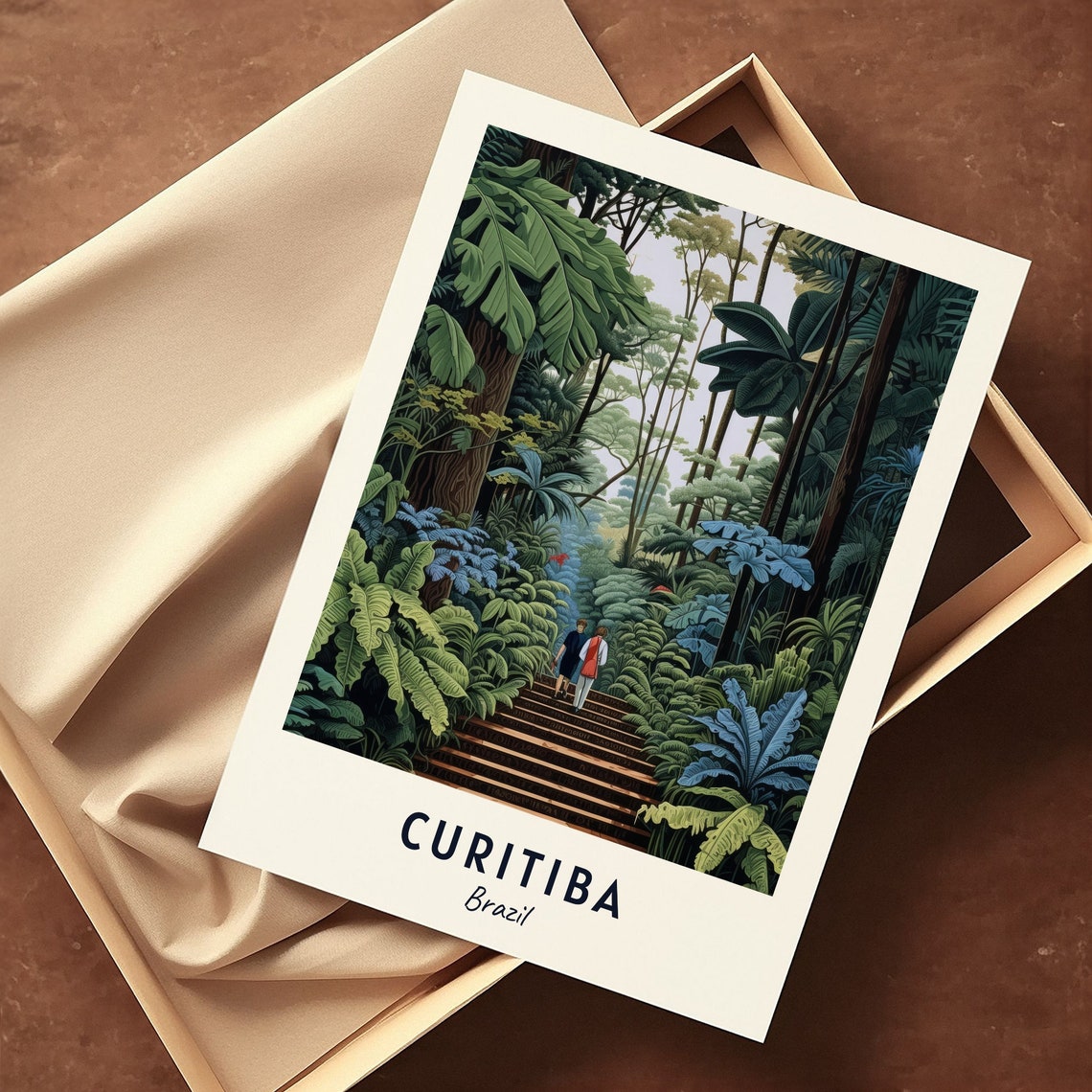 Botanical Garden Of Curitiba Travel Print Wall Art Curitiba Brazil City Print Botanical Garden Of Curitiba Travel Gift - Image 3