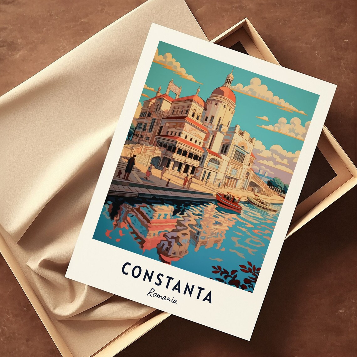 Constanta Casino Travel Poster, Constanta Romania - Image 3