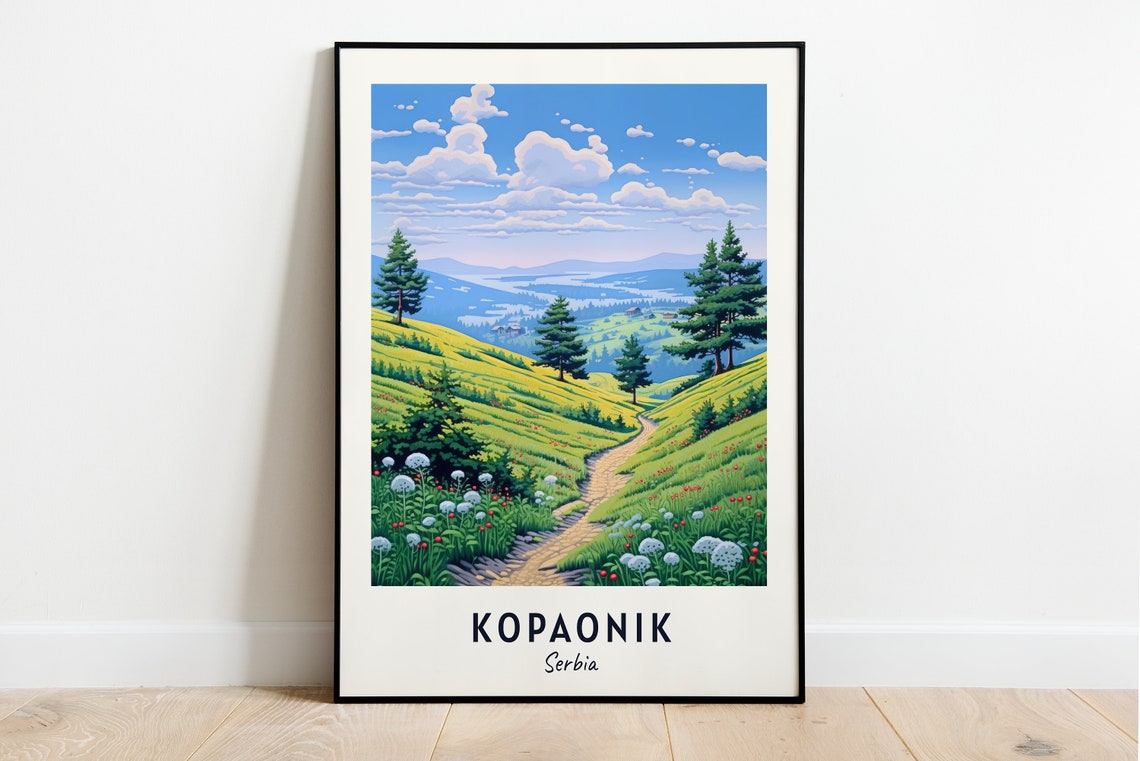 Kopaonik National Park Travel Print Wall Art Kopaonik Serbia City Print Kopaonik National Park Travel Gift Wall Art