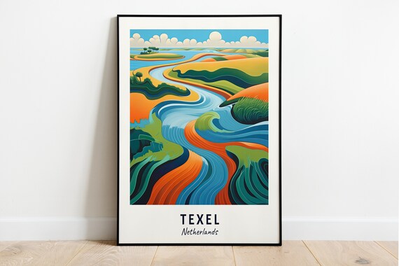 Ecomare Seal Sanctuary Travel Print Wall Art Texel Netherlands City Print Ecomare Seal Sanctuary Travel Gift Wall Art