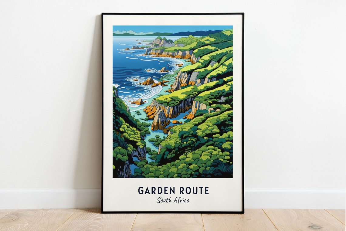 Tsitsikamma National Park Travel Print Wall Art Garden Route South Africa City Print Tsitsikamma National Park Travel Gift Travel Gift