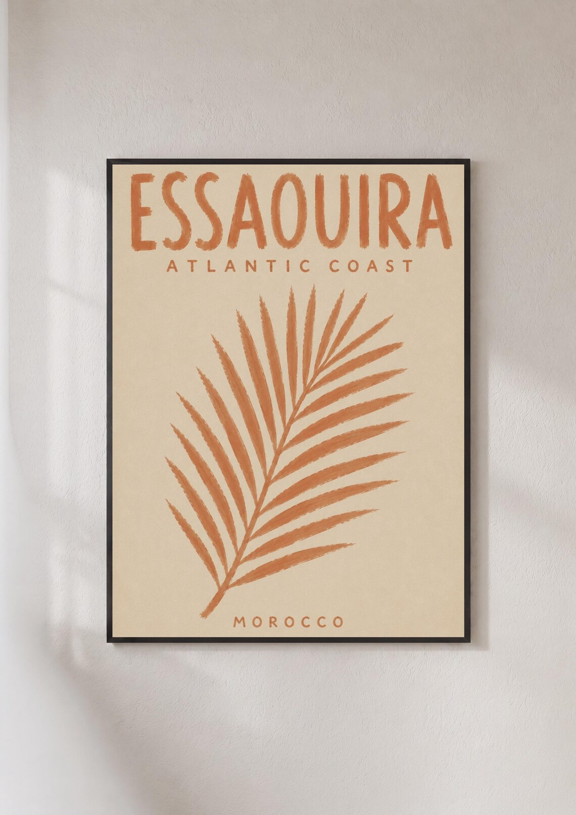 Essaouira Morocco Travel Poster, Atlantic Coast