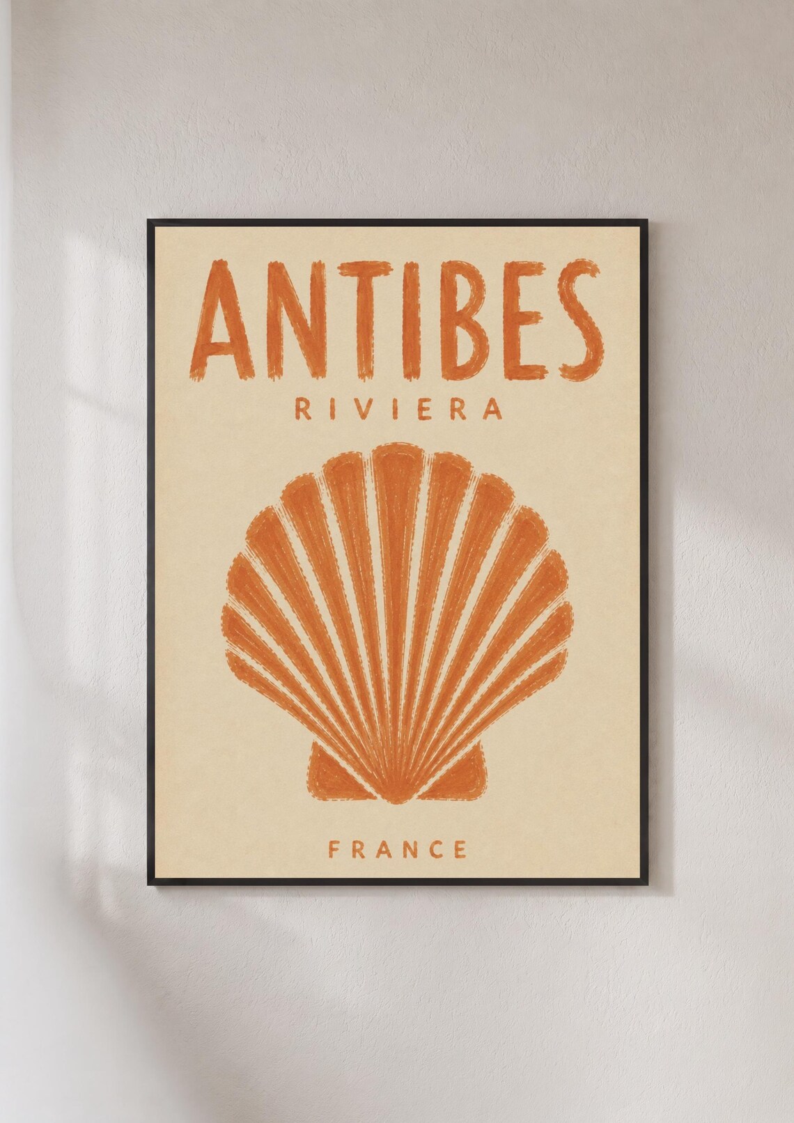 Antibes Riviera France Vintage Travel Poster