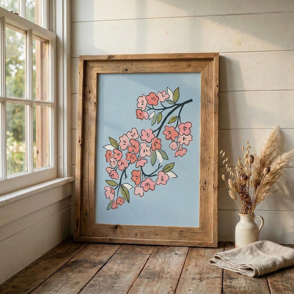 Botanical Flower Wall Art Collection, Floral Poster