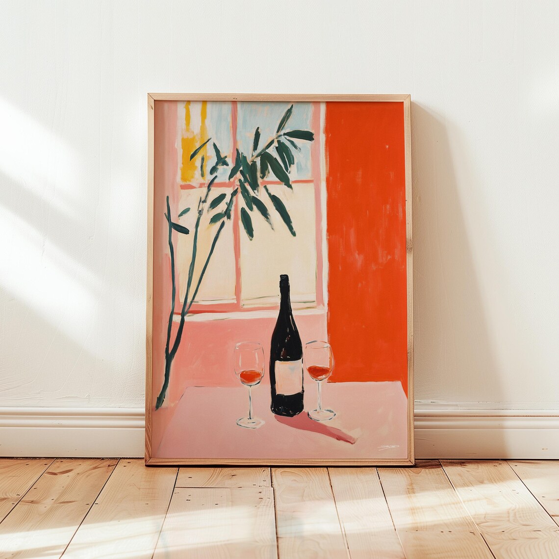 Wine For Two Artwork, Vintage Poster Print - Image 2