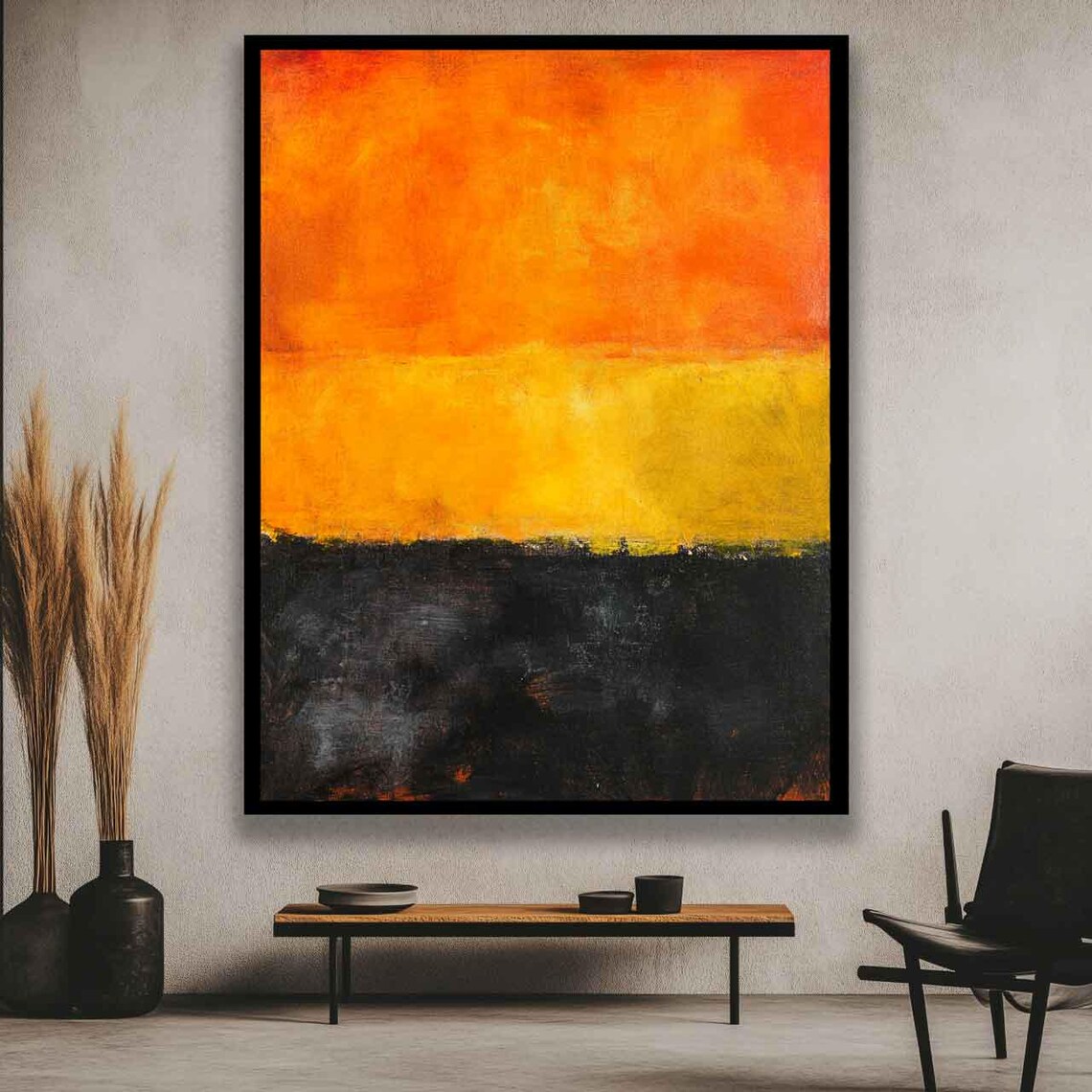 Mark Rothko Style Abstract Art Print, Minimalist - Image 2