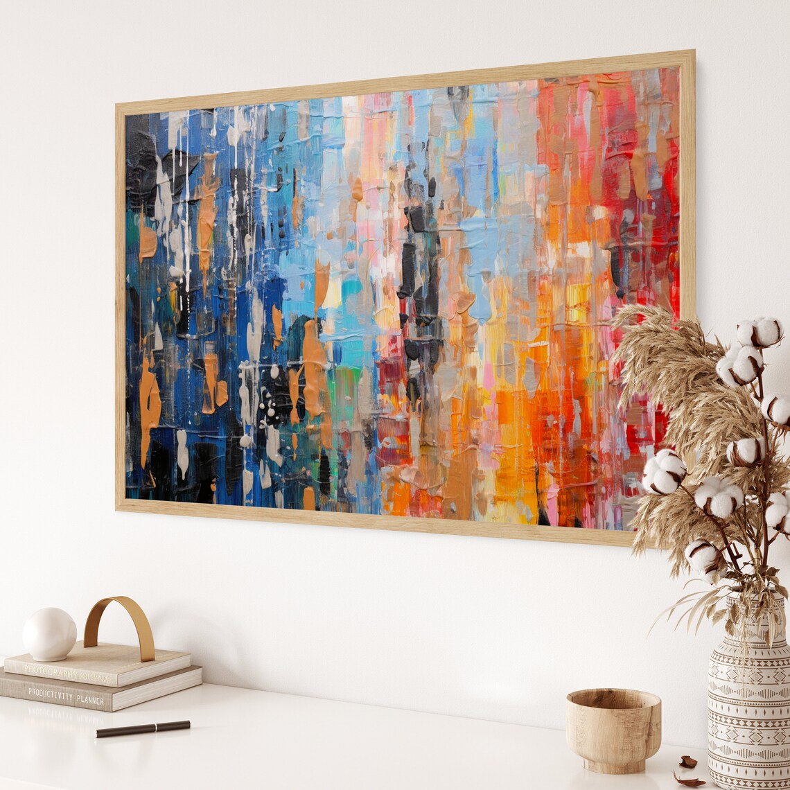Abstract Painting, Kinetic Pointillism Spacescapes - Image 3