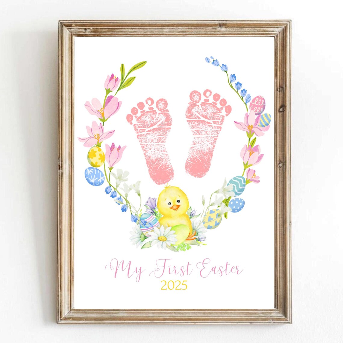 Baby's First Easter Keepsake, Easter Egg Wreath