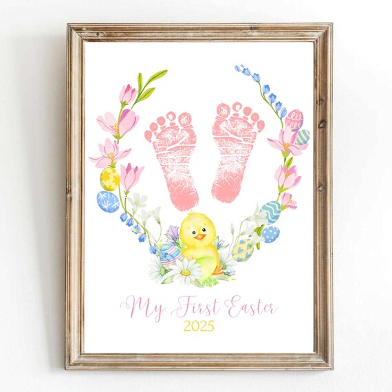 Baby's First Easter Keepsake, Easter Egg Wreath