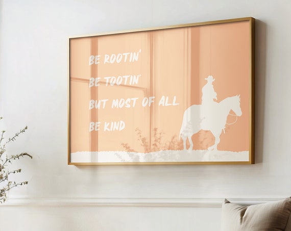 Western Style Art Print Boho Minimalist Prints Modern Art Bohominimalistdecor Cowboy Art File