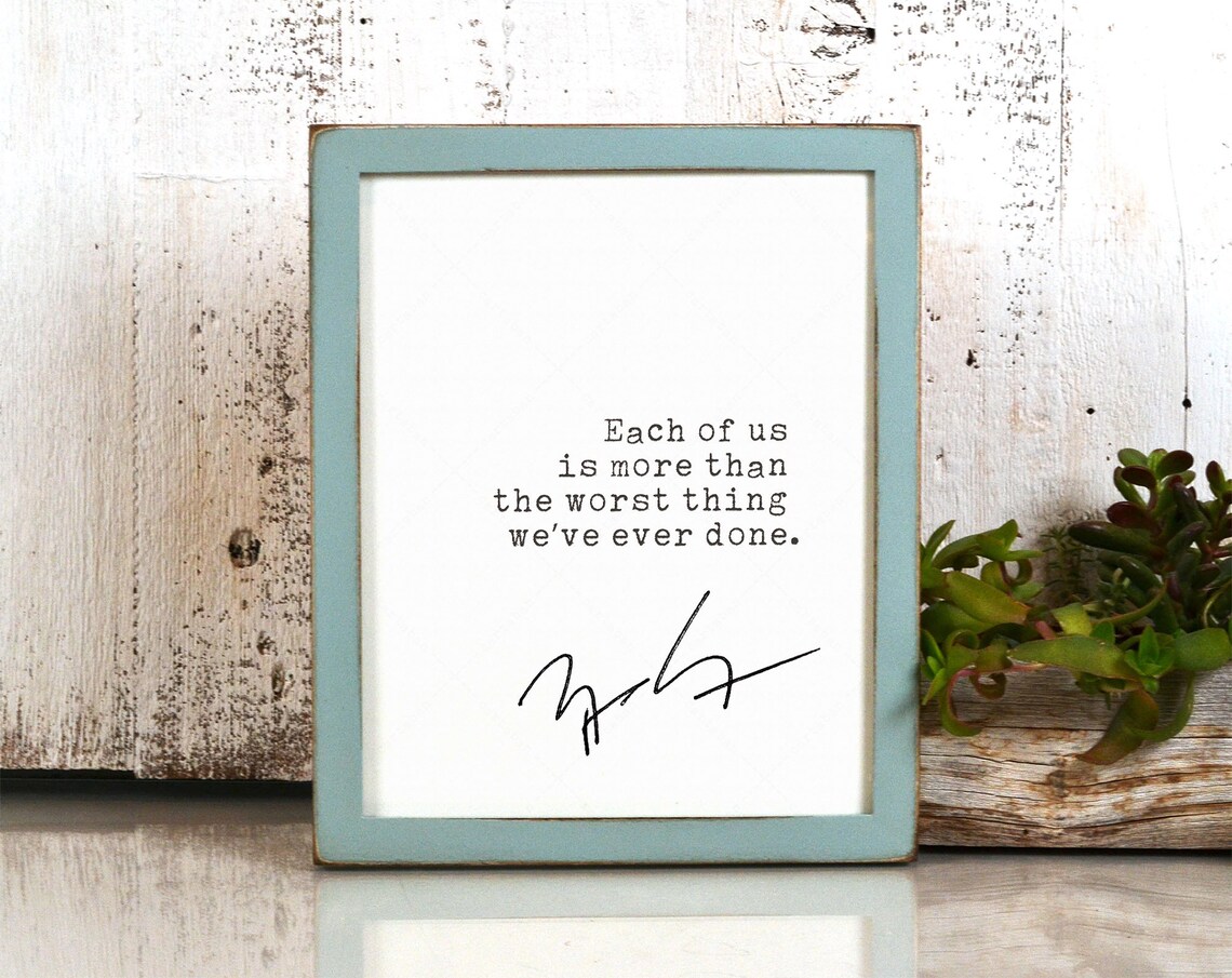 Bryan Stevenson Quote Art Print for Book Lovers - Image 4
