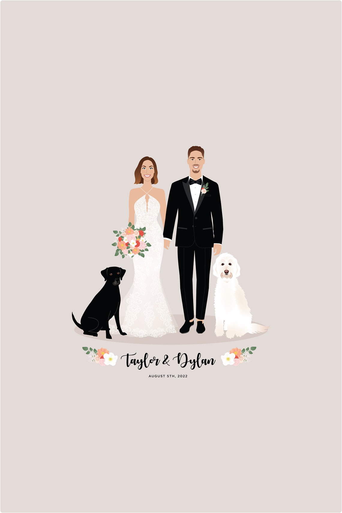 Custom Wedding Guest Book Alternative Framed Signature Art Print - Image 2