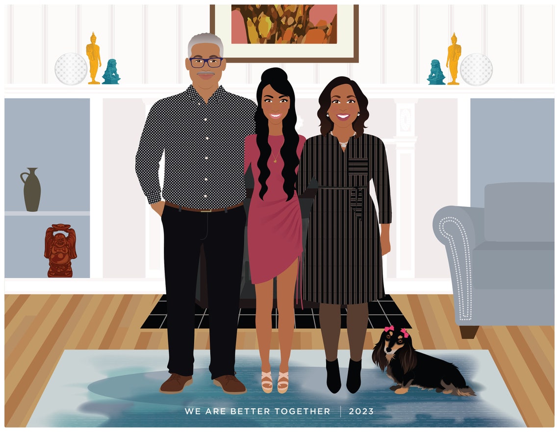 Family Drawing - Add Person Art Print - Image 5