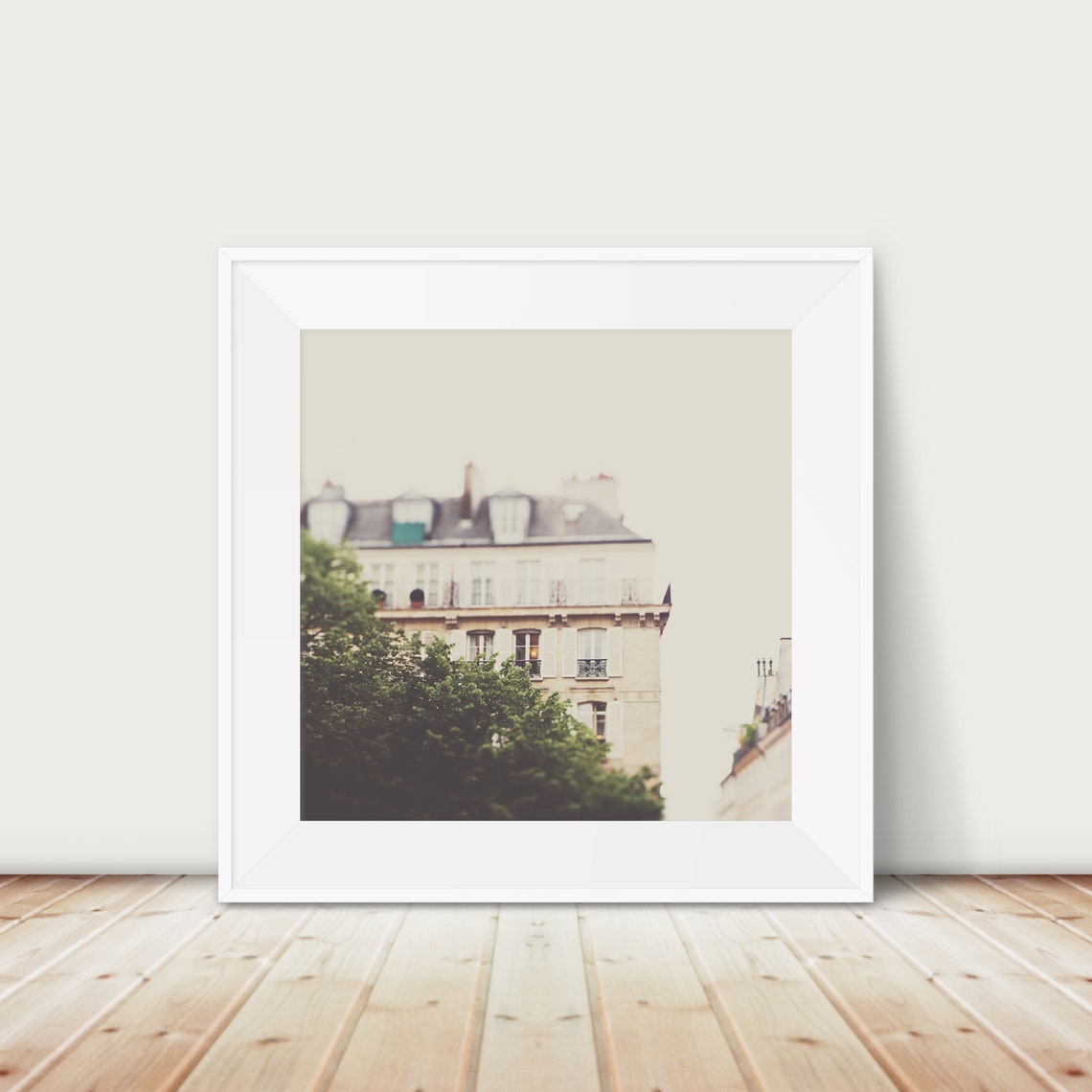 Paris Apartment Parisian Architecture Soft Focus Photography Poster
