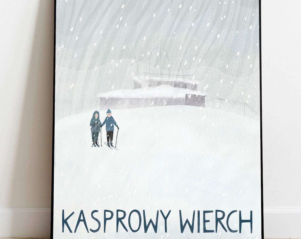 Kasprowy Wierch Zakopane Tatra Mountains Travel Poster