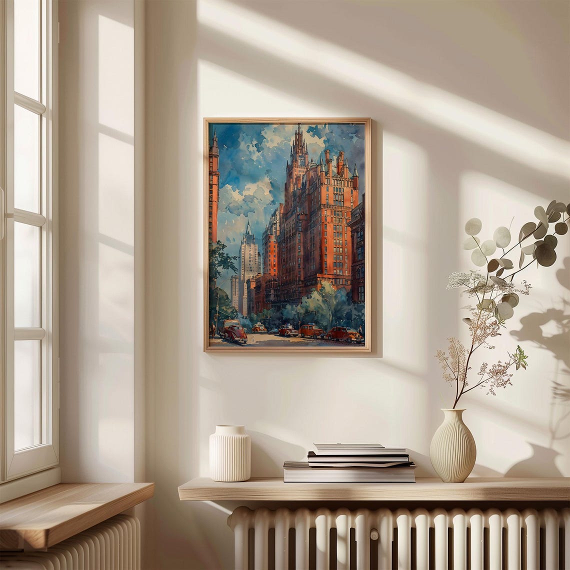 Atlanta Watercolor Painting Atlanta Poster City Wall Art Travel Print United States Wedding Gift Birthday Present C30 554 - Image 4