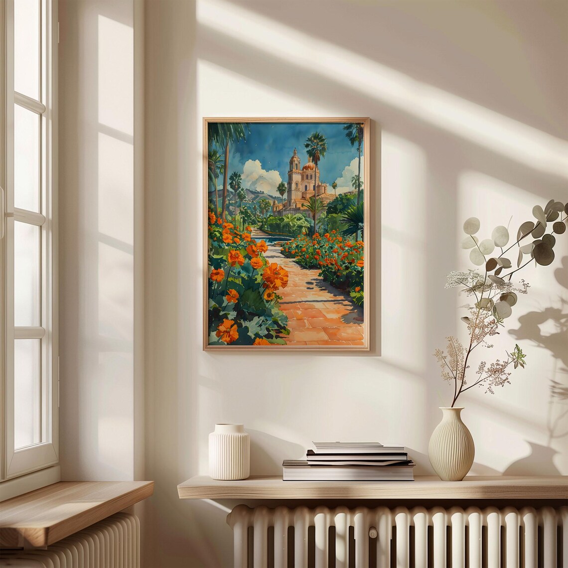 Balboa Park San Diego Watercolor Travel Poster - Image 4