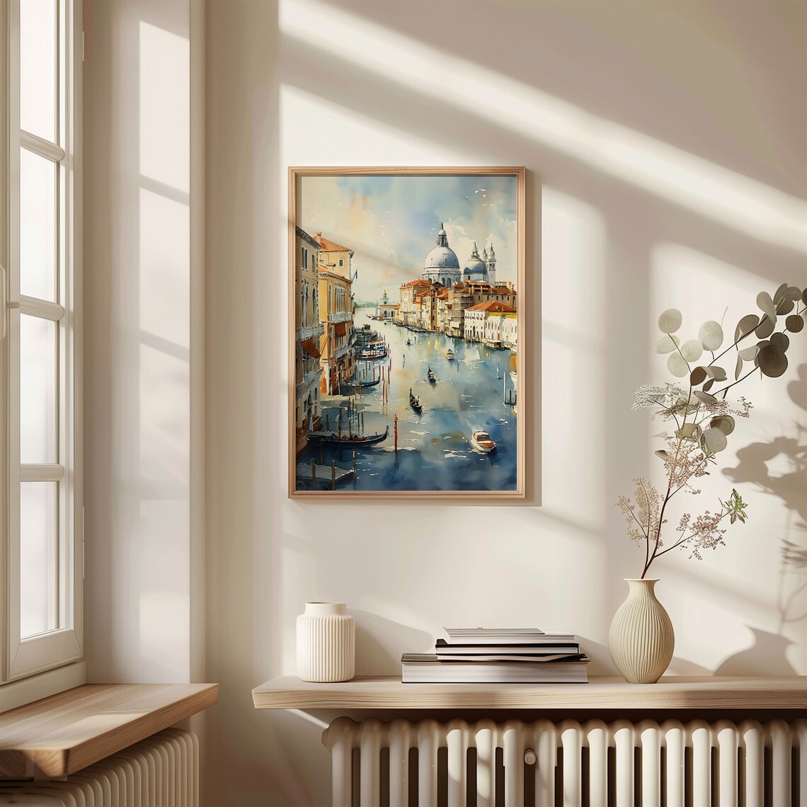 Venice Watercolor Travel Poster, Italy Art Print - Image 4