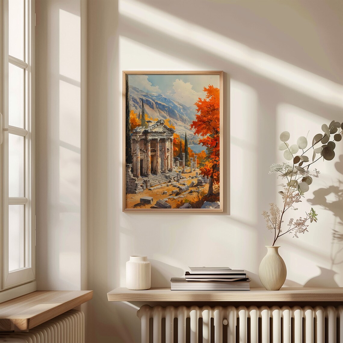 Ephesus Watercolor Travel Poster, Wall Art Print - Image 4