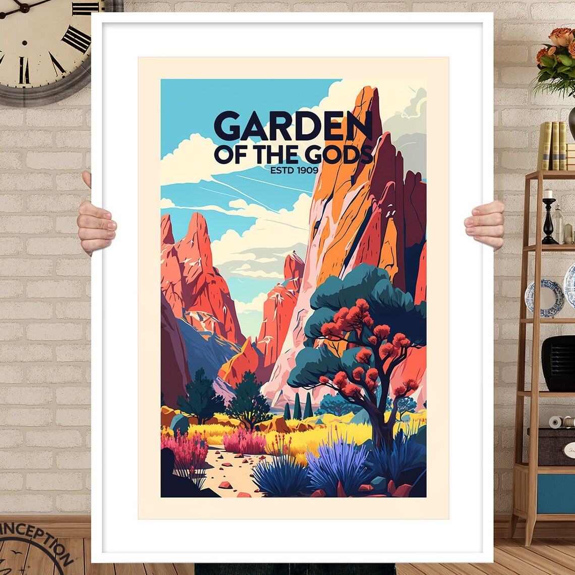 Gardens Of The Gods, Colorado Springs Art Print