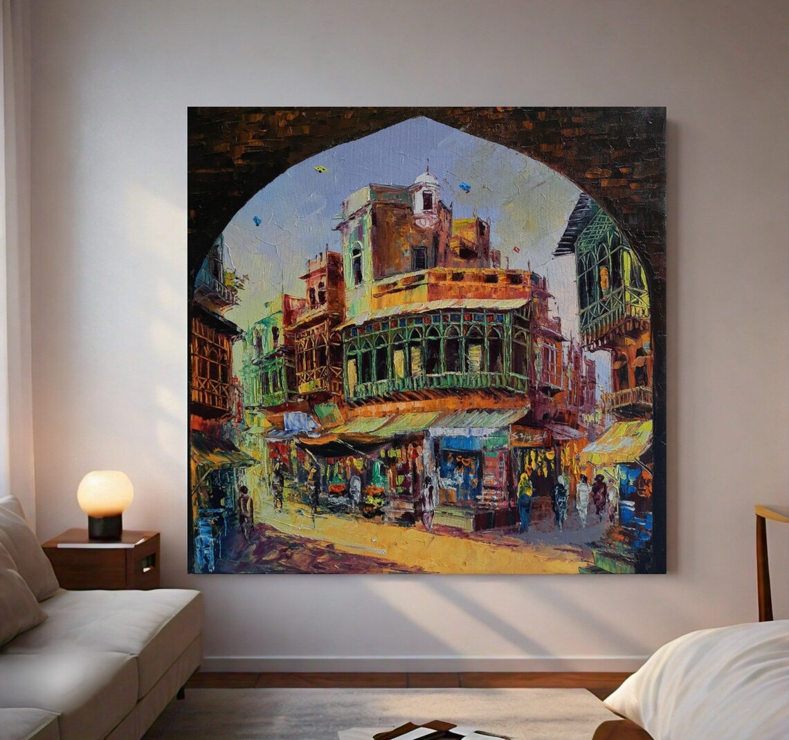 Indian Balcony City Wall Art, Travel Poster - Image 2