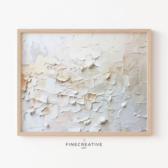 Abstract Brush Stroke Print Neutral Color Art Wall Art Minimalist Home Decor Abstract Wall Art Instant A01