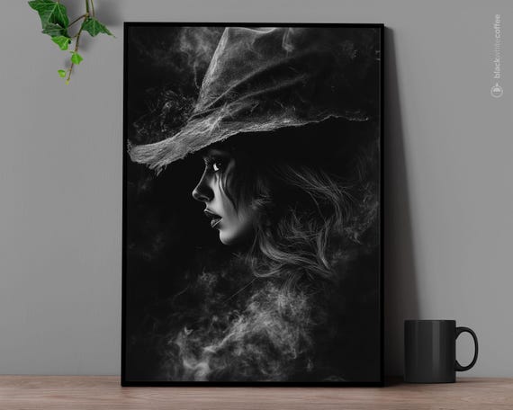 Halloween Witch Poster Spooky Print
