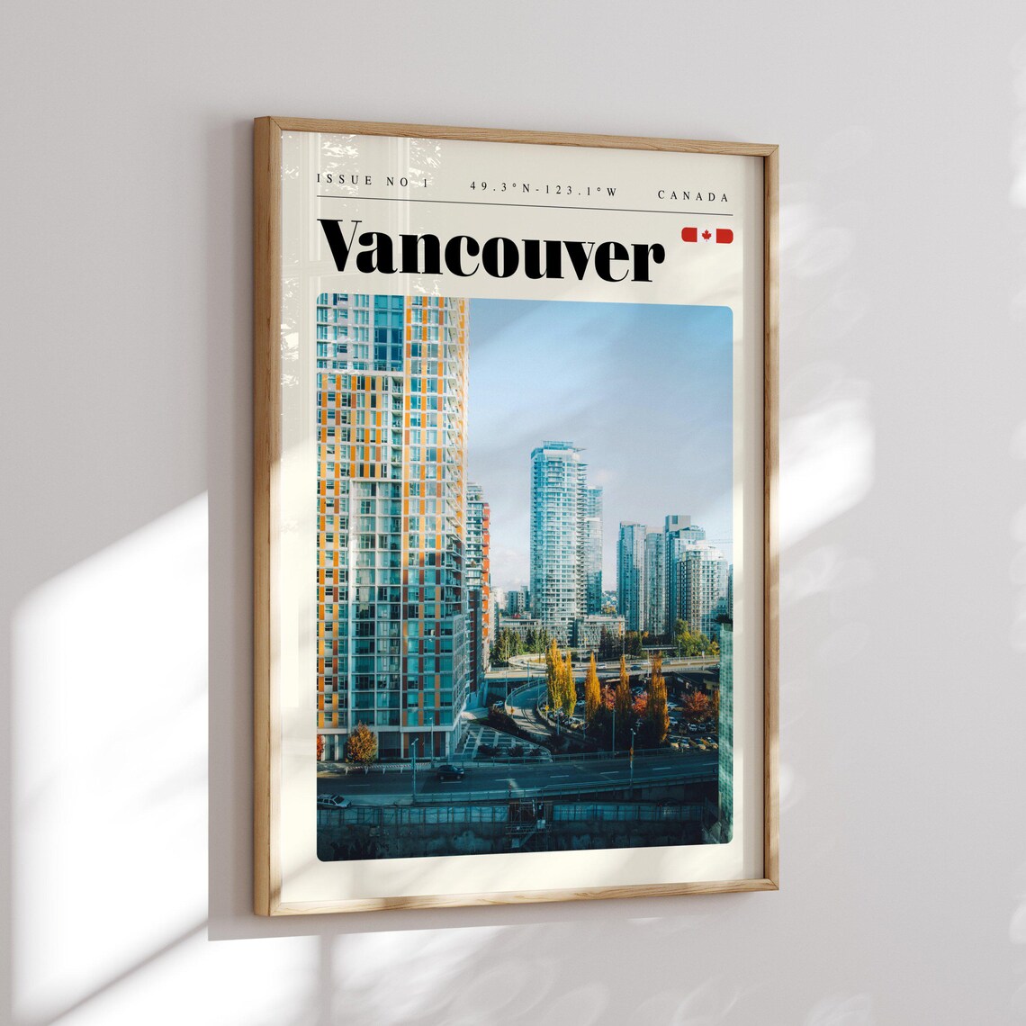 Vancouver Canada Glass Condo Towers Downtown Photography Poster - Image 2