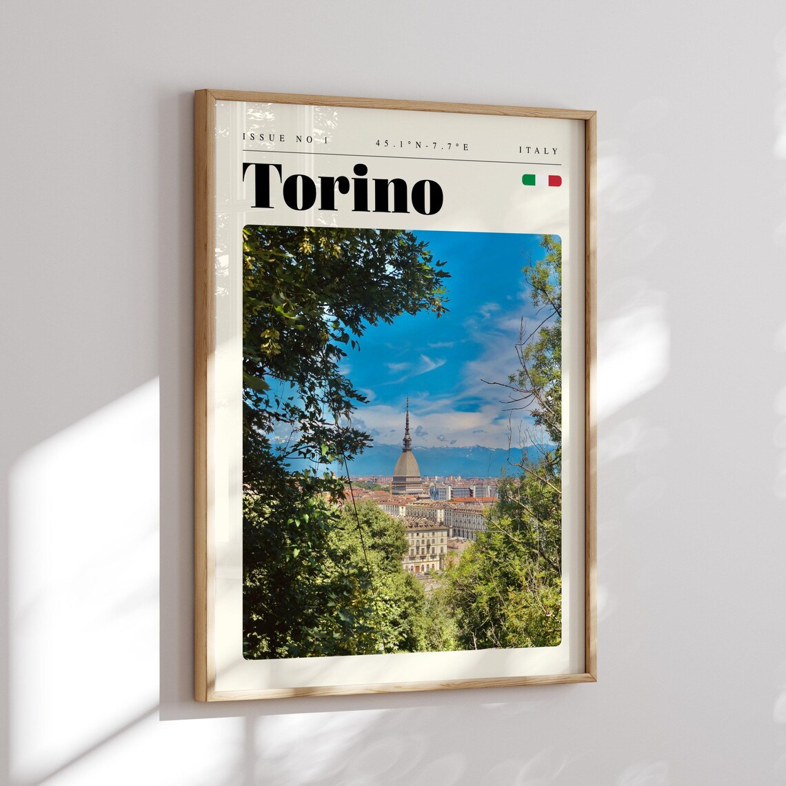 Torino Italy Mole Antonelliana Historic City View Photography Poster - Image 2