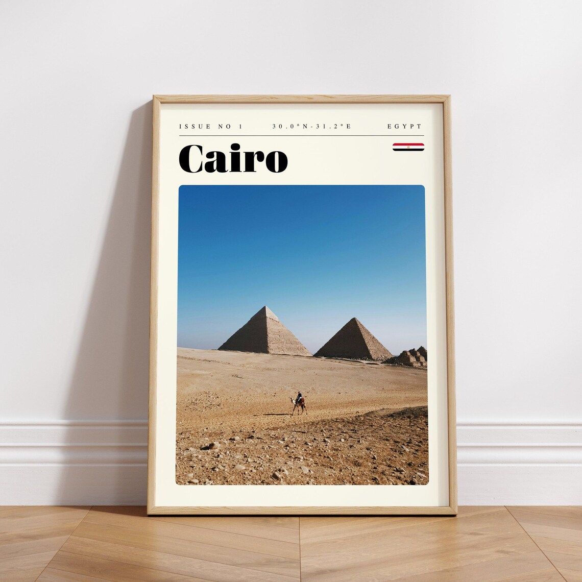 Cairo Travel Poster Egypt Print Modern Wall Art Wall Decor Vintage Cities Art - Image 3