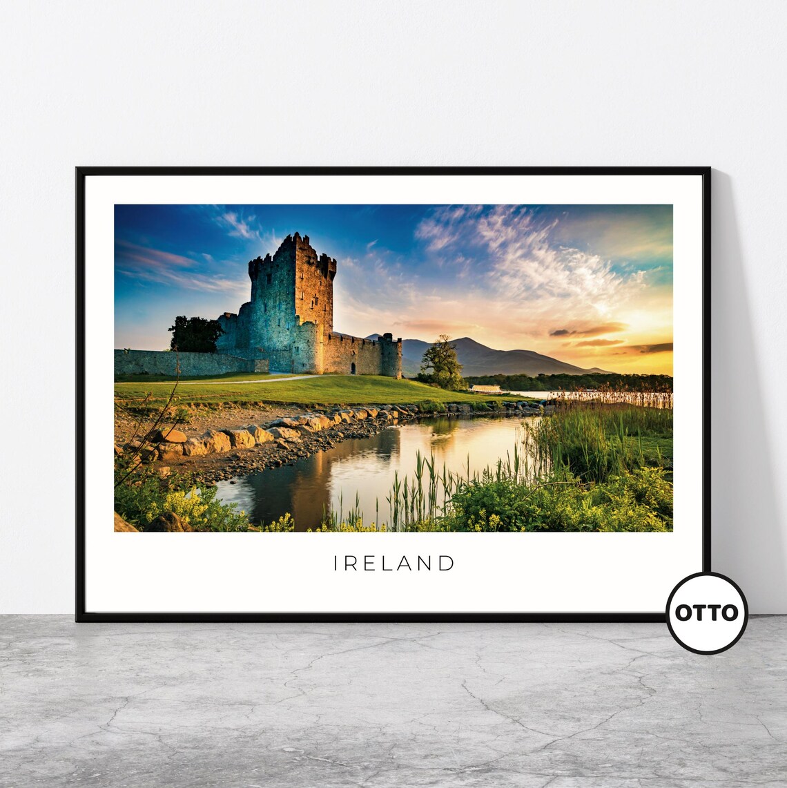 Ross Castle, Killarney National Park Travel Poster