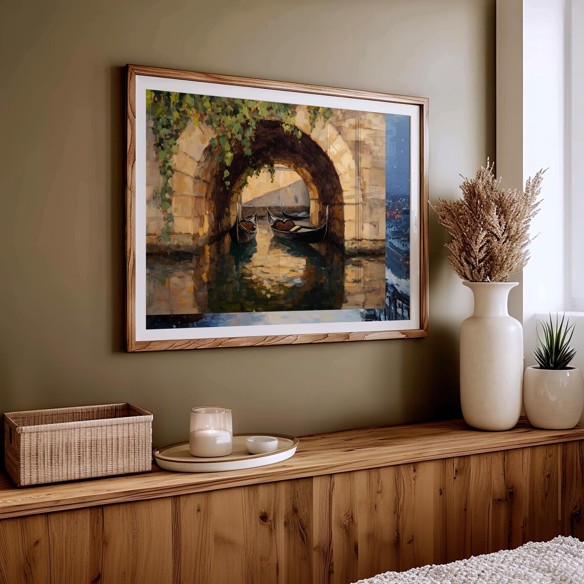 Venetian Bridge Nook With Gondolas Canal Romantic Italy Travel Poster - Image 5