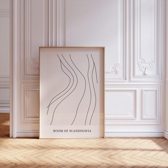 Minimalist Line Art Scandinavian Wall Decor