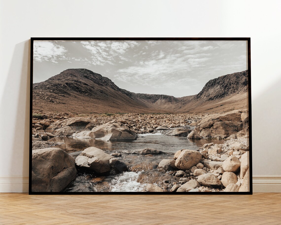 Gros Morne Tablelands Newfoundland Rocky Landscape Photography Poster