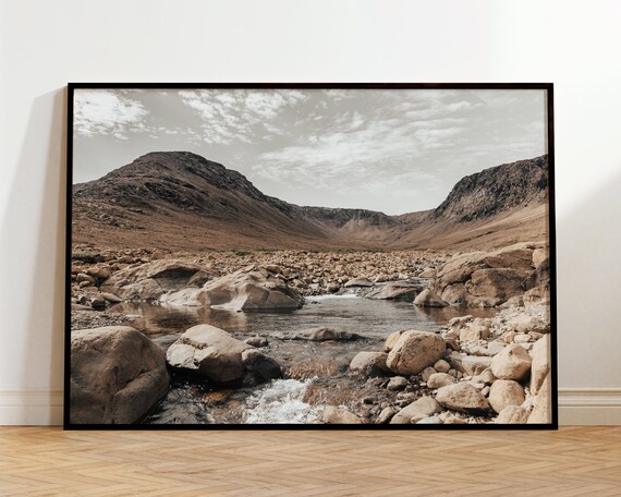 Gros Morne Tablelands Newfoundland Rocky Landscape Photography Poster