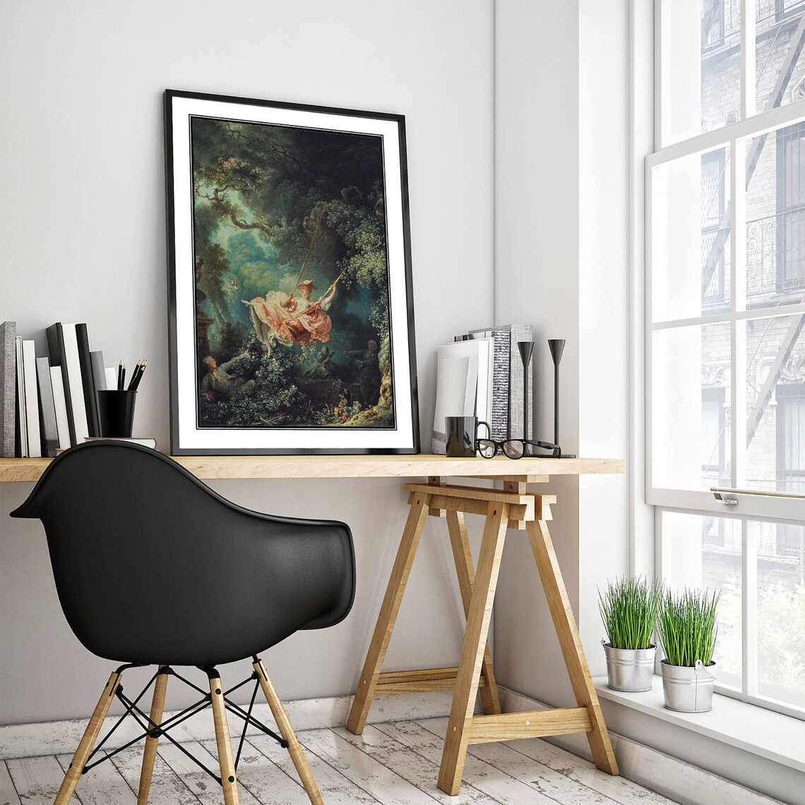 Fragonard The Swing 1767 Classic Romance Art Print - Image 2
