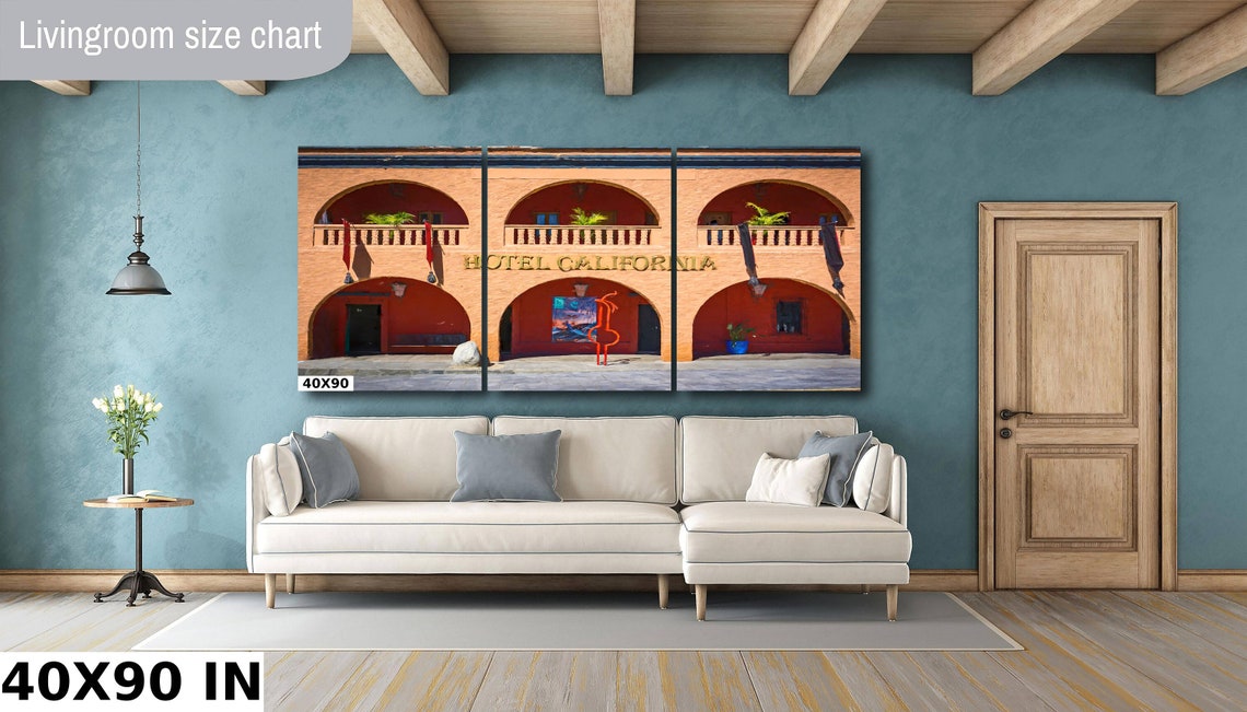 Hotel California Todos Santos Mexico Adobe Facade Arches Poster - Image 2