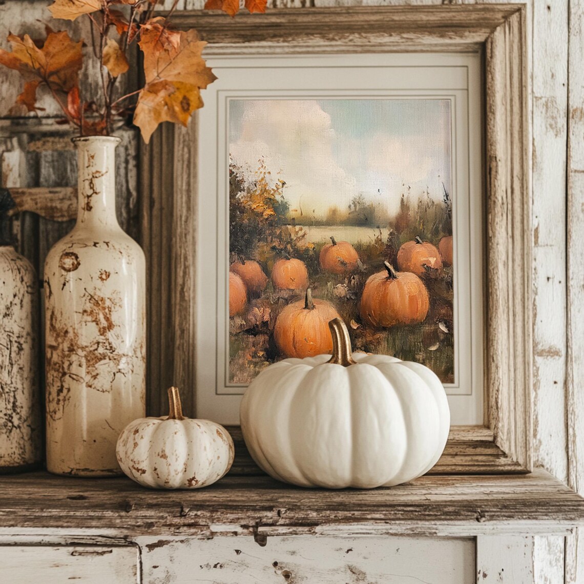 Pumpkin Patch - Muted Vintage Style - Image 3