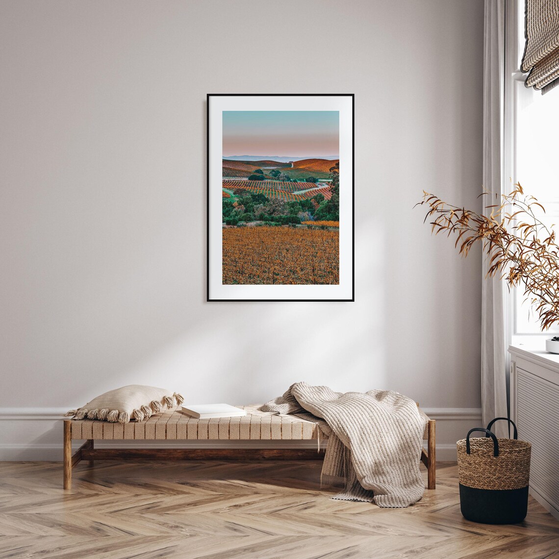 Napa Valley Travel Poster, Street Map Art Print - Image 2