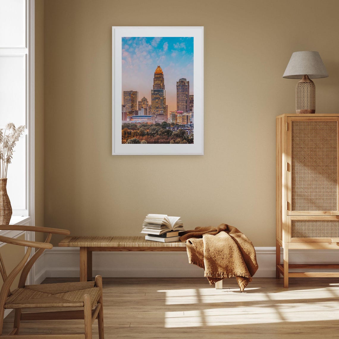 Charlotte Colorful Poster Print No 1 Charlotte Photo Art Charlotte Decor Charlotte Travel Print Charlotte Street Map Poster City Map - Image 3
