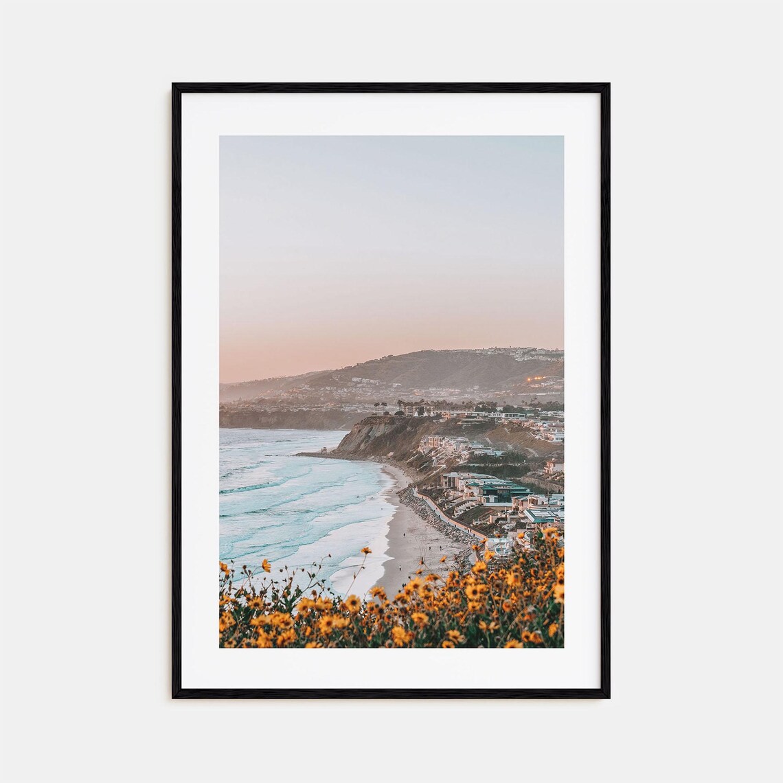 Dana Point Travel Poster, Street Map Wall Art