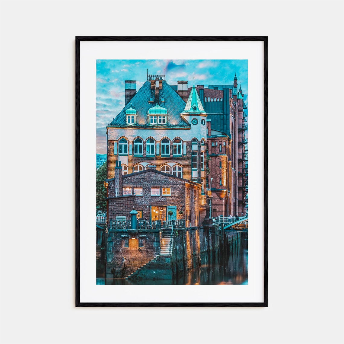 Hamburg Colorful Poster Print No 2 Hamburg Photo Wall Art Hamburg Wall Decor Hamburg Travel Print Hamburg Street Map Poster City Map