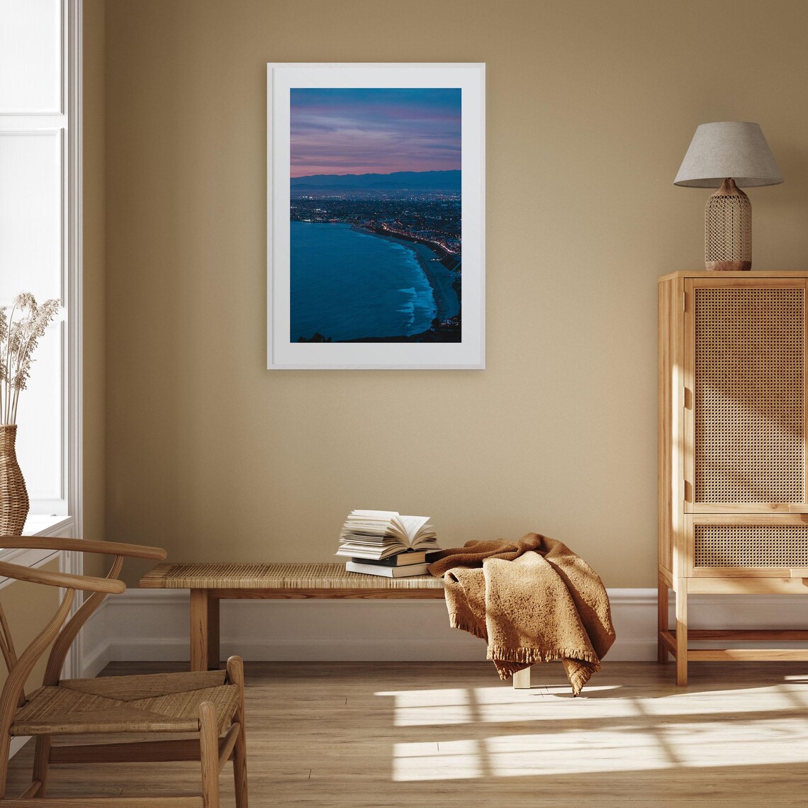 Redondo Beach Colorful Travel Poster Print No. 2 - Image 3