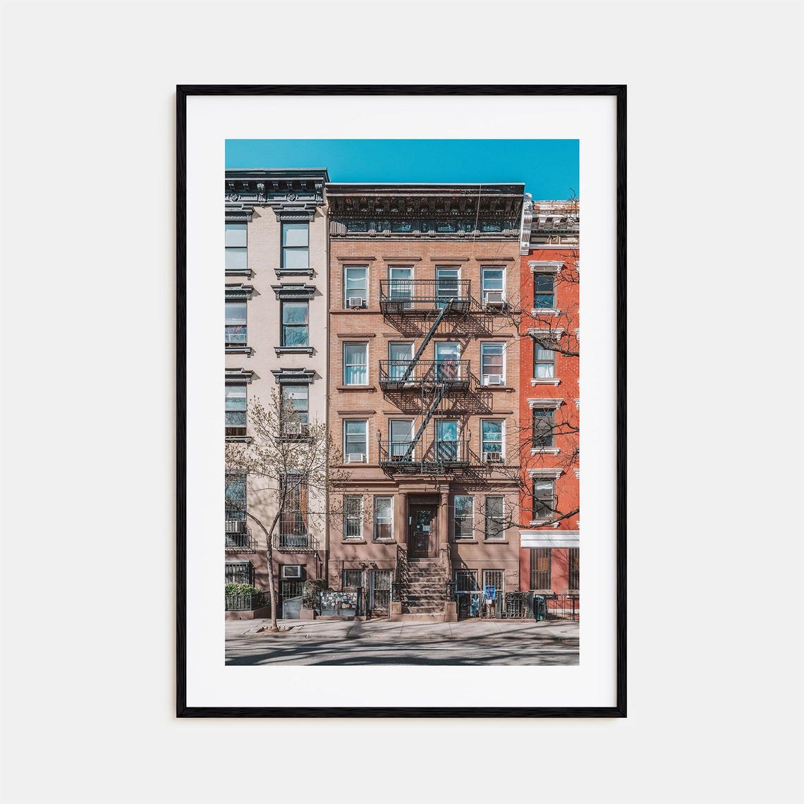 East Village New York Colorful Poster Print East Village New York Photo Art Wall Decor Travel Print Street Map Poster City Map