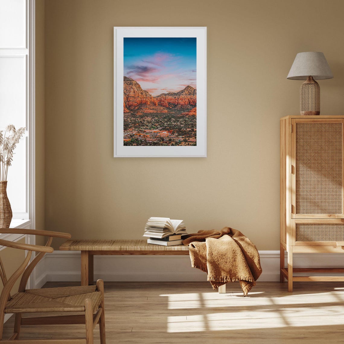 Sedona Colorful Poster Print Sedona Photo Wall Art Sedona Wall Decor Sedona Travel Print Sedona Street Map Poster City Map - Image 2
