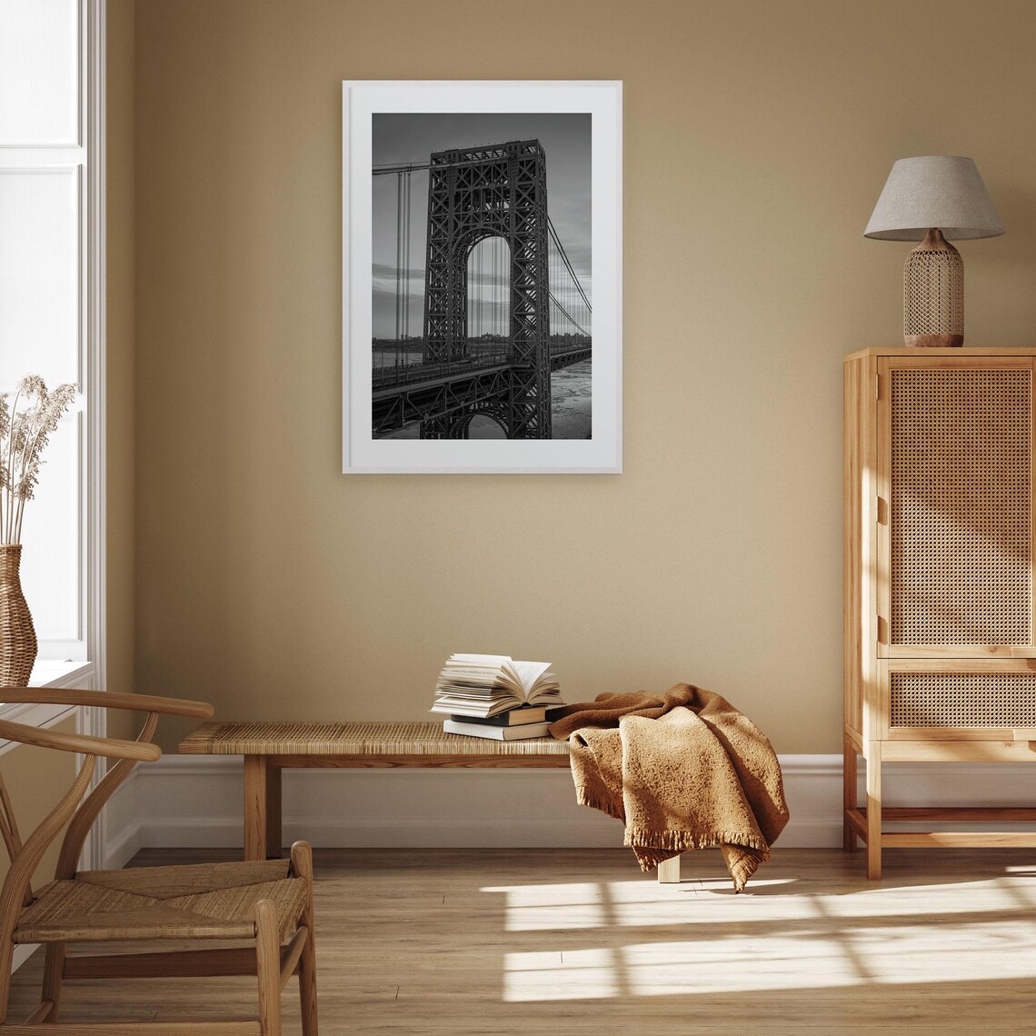 New Jersey Photo Poster Print No 2 New Jersey Black And White Art New Jersey Photography New Jersey Travel New Jersey Map Poster - Image 3