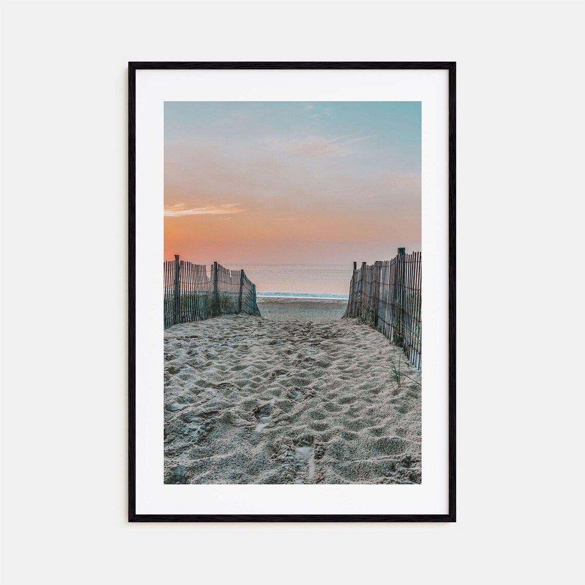 Bethany Beach Travel Poster, Colorful City Map