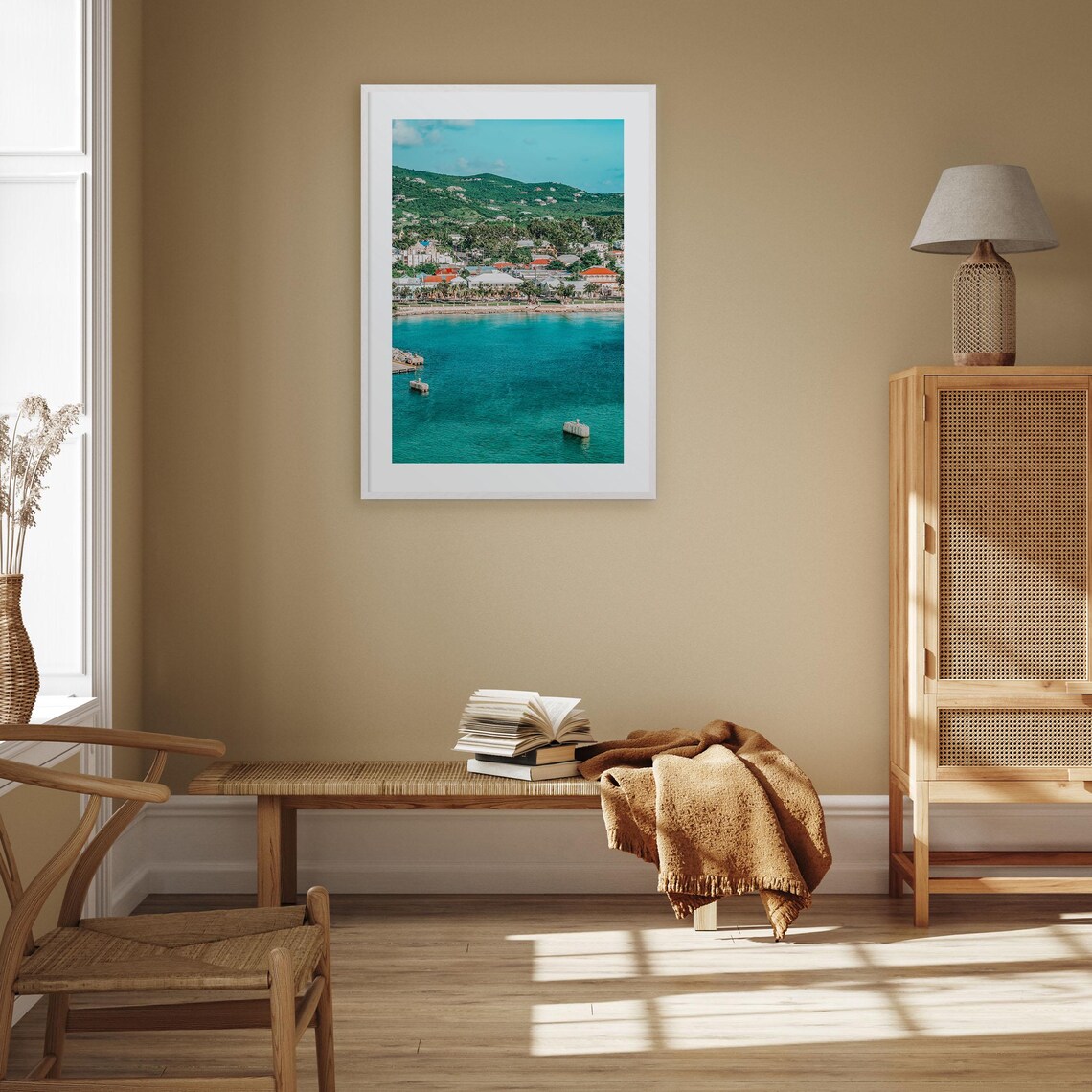 Saint Croix Colorful Travel Poster, Street Map Art Print - Image 3