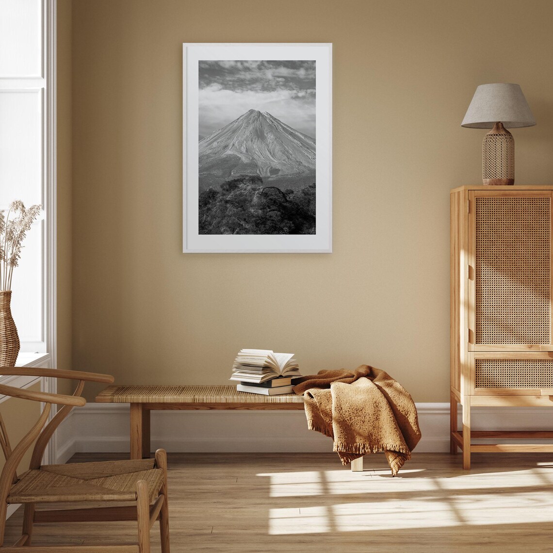 Colima Black and White Travel Poster, Map Art Print - Image 3