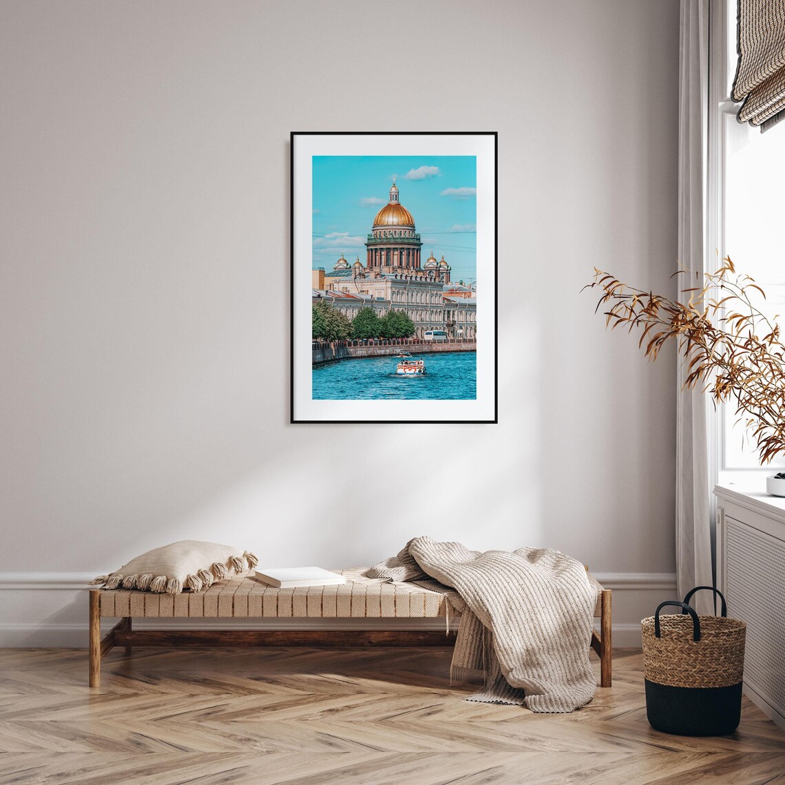 Saint Isaacs Cathedral Golden Dome Saint Petersburg Russia Poster - Image 2